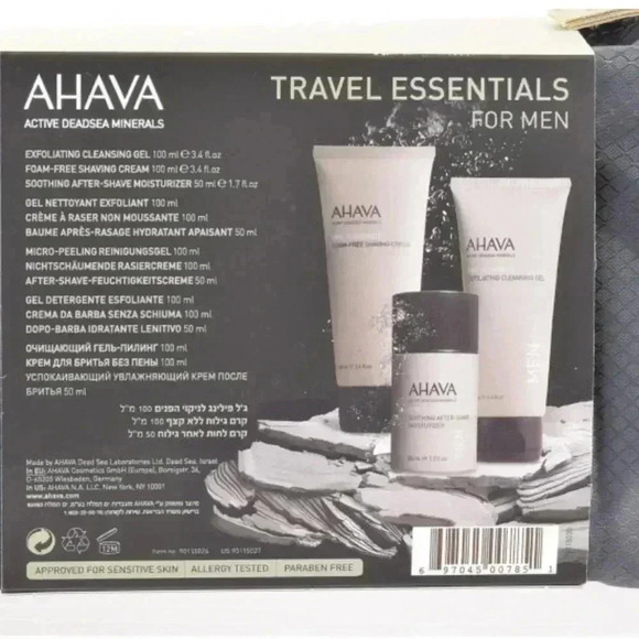 AHAVA Brand NEW Travel Essentials Kit for Men - Picture 1 of 11